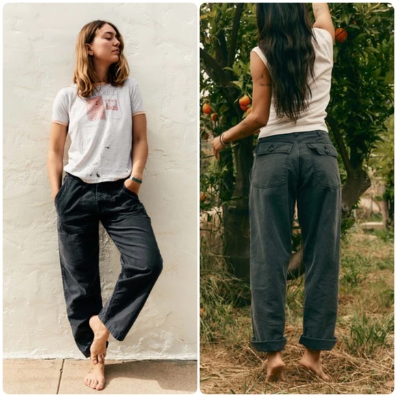 imogene + willie Pants - Imogene + Willie Blake Military Trouser Pant in Black Size XXS